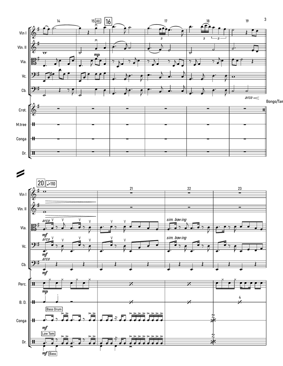 Chrono Cross Tokino Kizuato String Orchestra scores gallery preview page 4