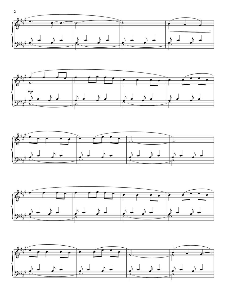 Hope, Ascending Piano Solo scores gallery preview page 2