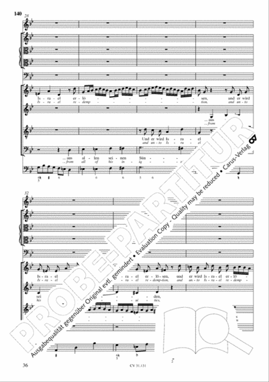 The Complete Sacred Vocal Works (Das geistliche Vokalwerk) Voice scores gallery preview page 141