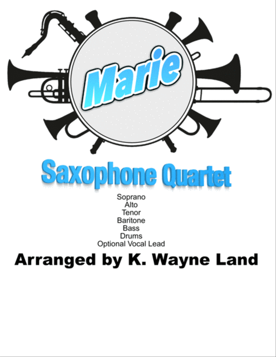 Marie Saxophone Quartet scores gallery preview page 1