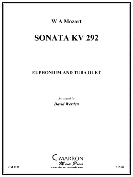 Sonata, KV. 292 image number null