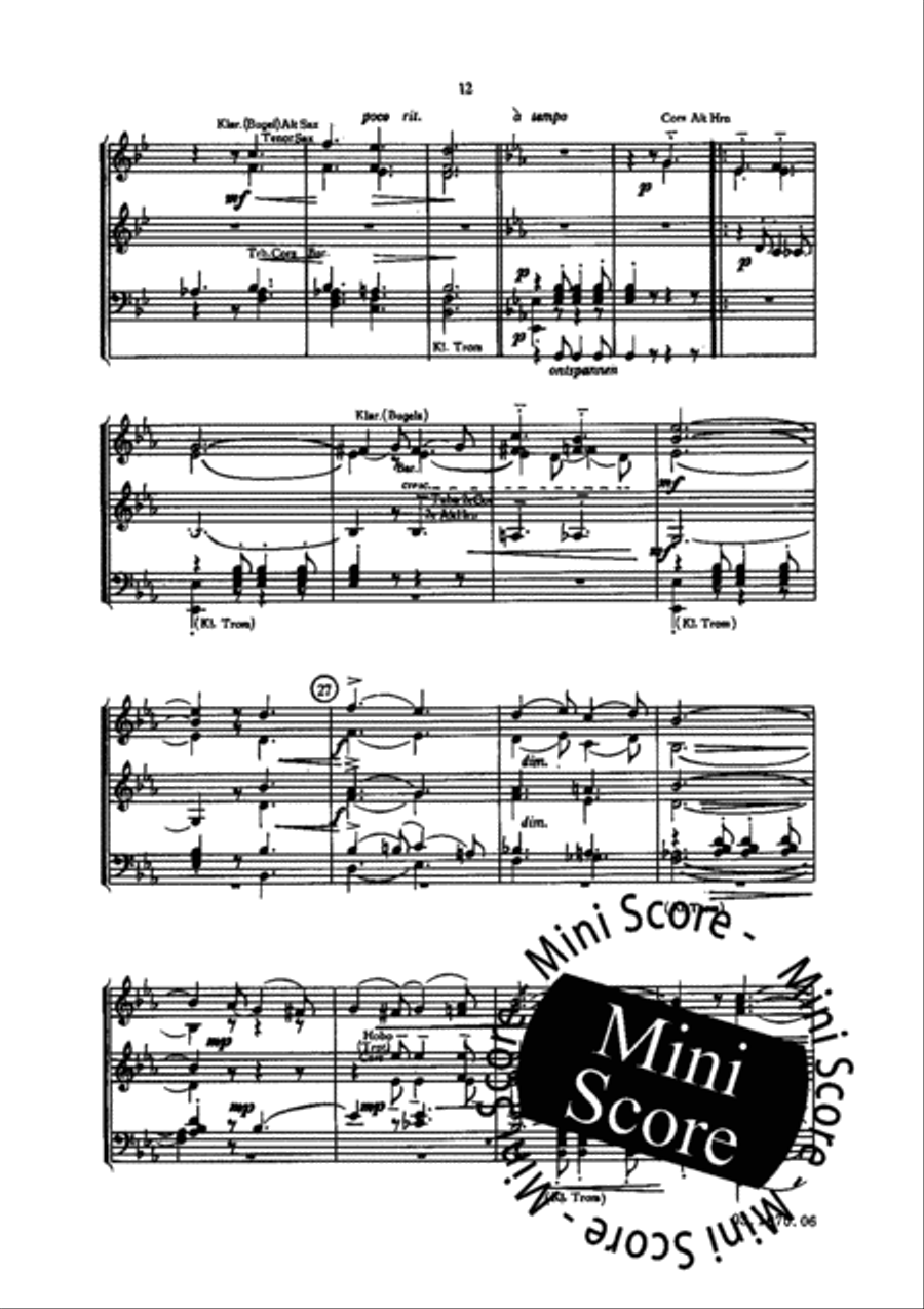 Musica Seria Fanfare Band scores gallery preview page 15