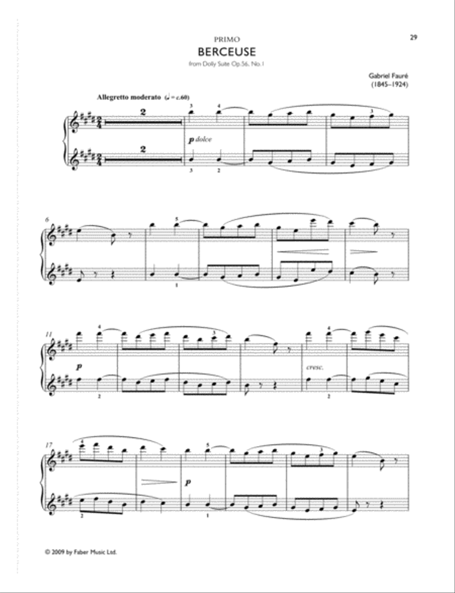 Real Repertoire Piano Duets Small Ensemble scores gallery preview page 4