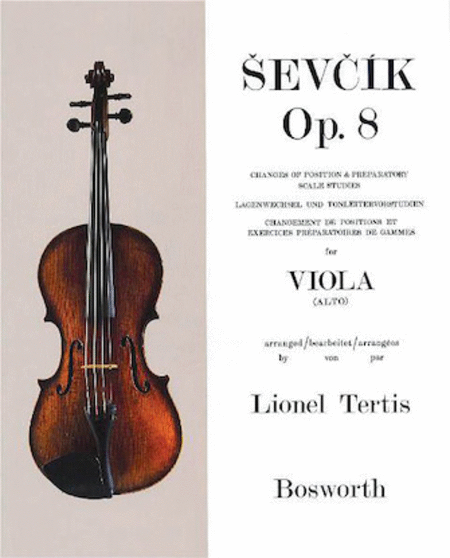 Sevcik for Viola – Opus 8 Viola Solo scores gallery preview page 1