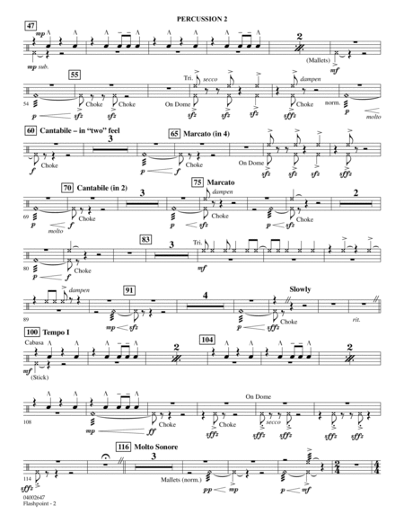 Flashpoint - Percussion 2