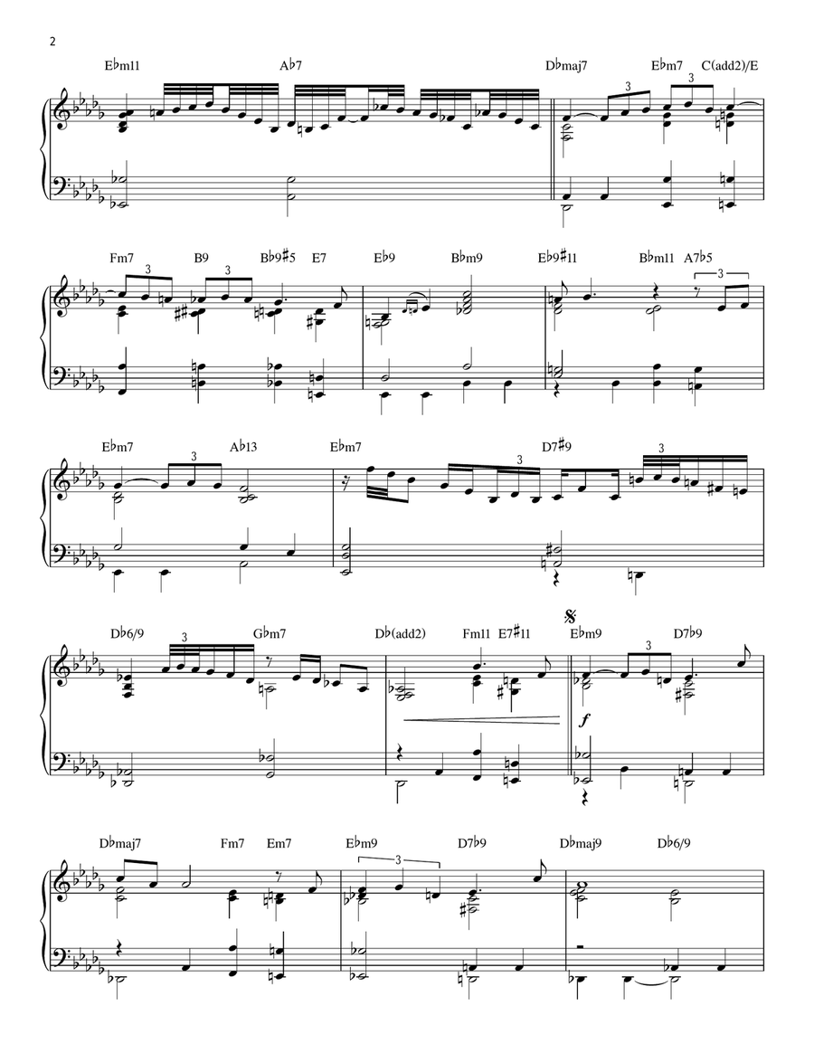 The Gypsy (arr. Brent Edstrom) Piano Solo scores gallery preview page 2