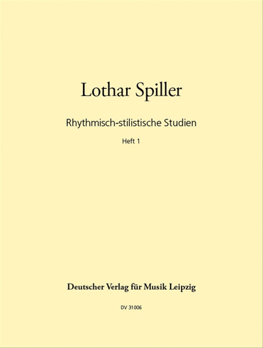 Rhythmic and Stylistic Studies for Bass/Guitar Bass Double Bass scores gallery preview page 1