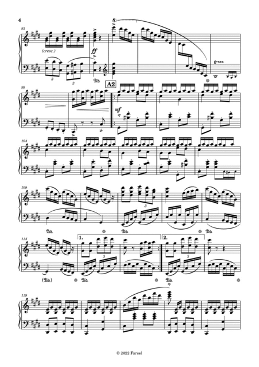 Introduction And Rondo Le Rossignol Piano Solo scores gallery preview page 4