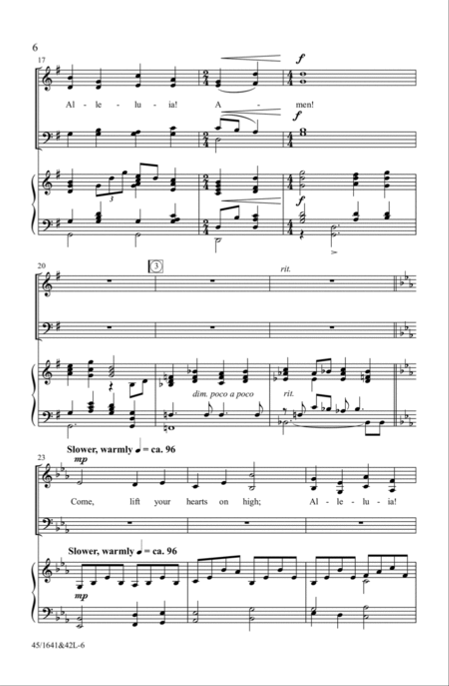 A Festival of Hymns SATB (Digital Download) 4-Part scores gallery preview page 6
