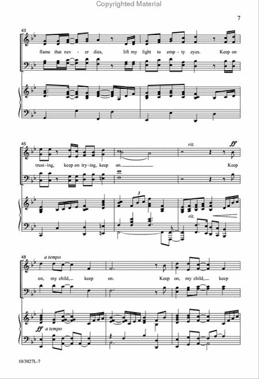 Keep On 4-Part scores gallery preview page 8