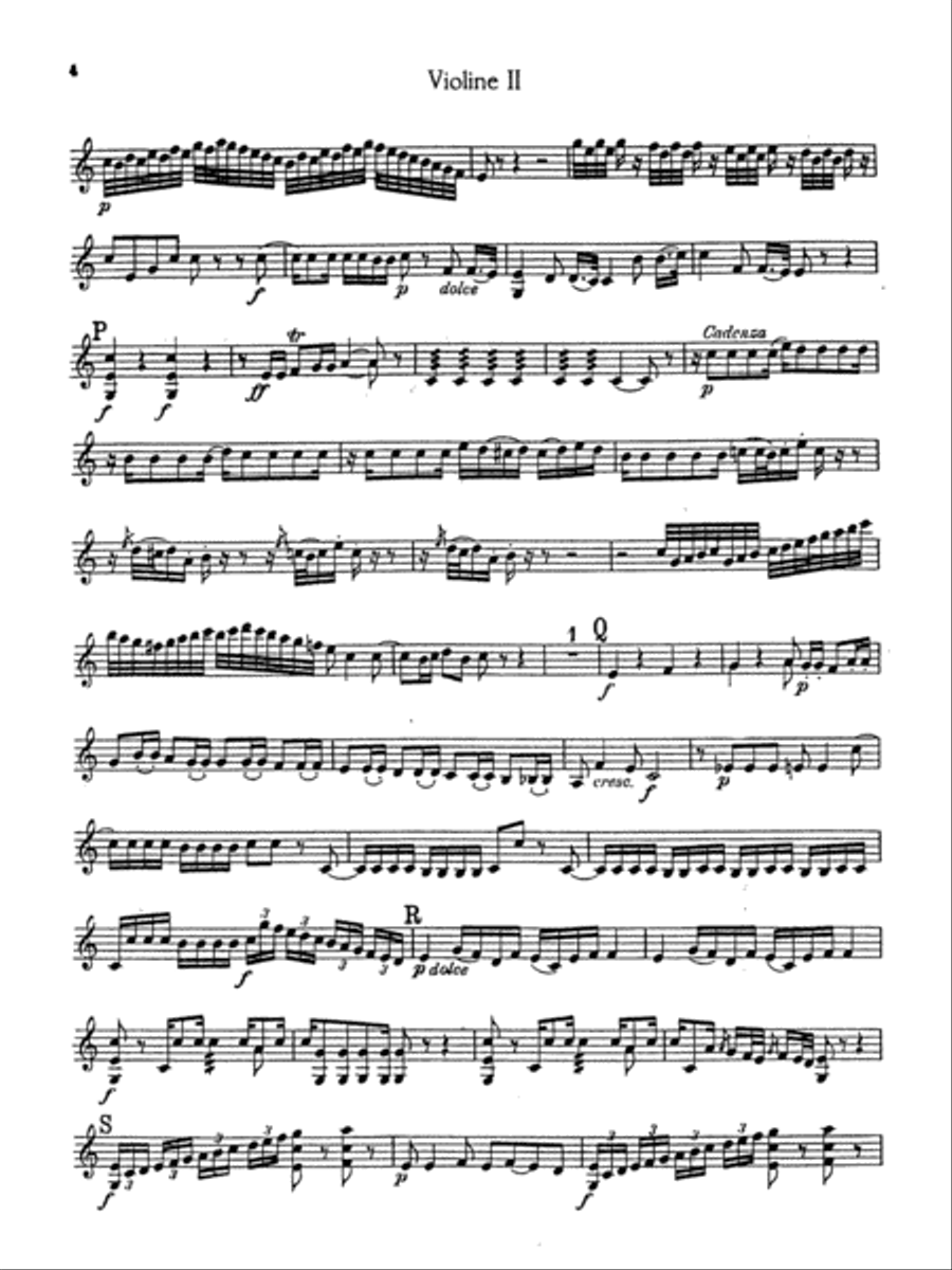 Boccherini: Second Quintet in C Major, for Two Violins, Viola, Cello and Guitar Viola scores gallery preview page 6