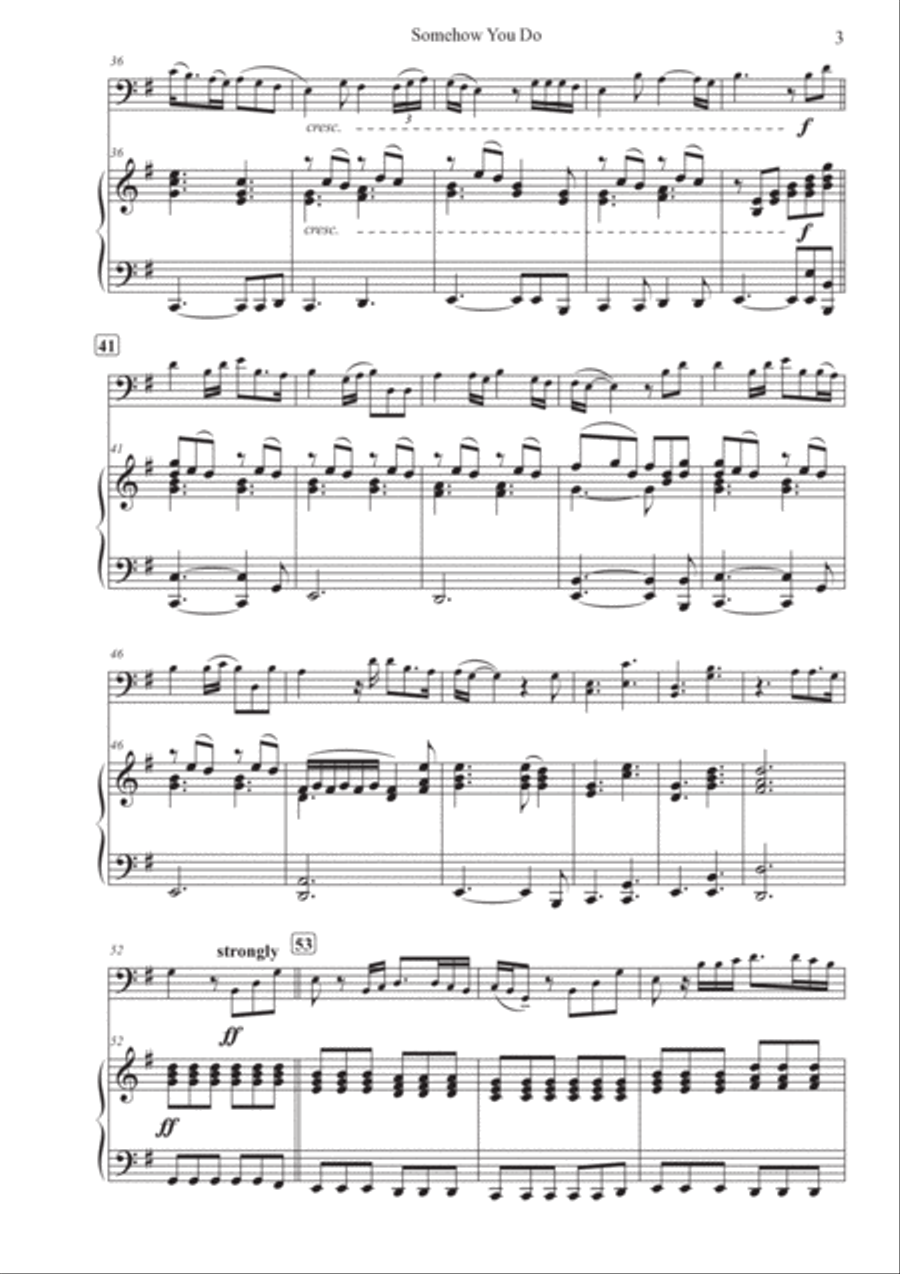 Somehow You Do Piano scores gallery preview page 4