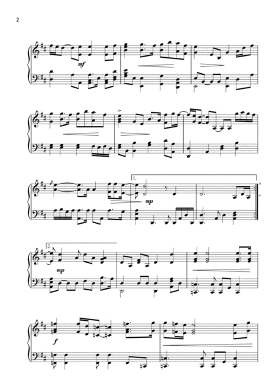 (Everything I Do) I Do It For You Piano Solo scores gallery preview page 2