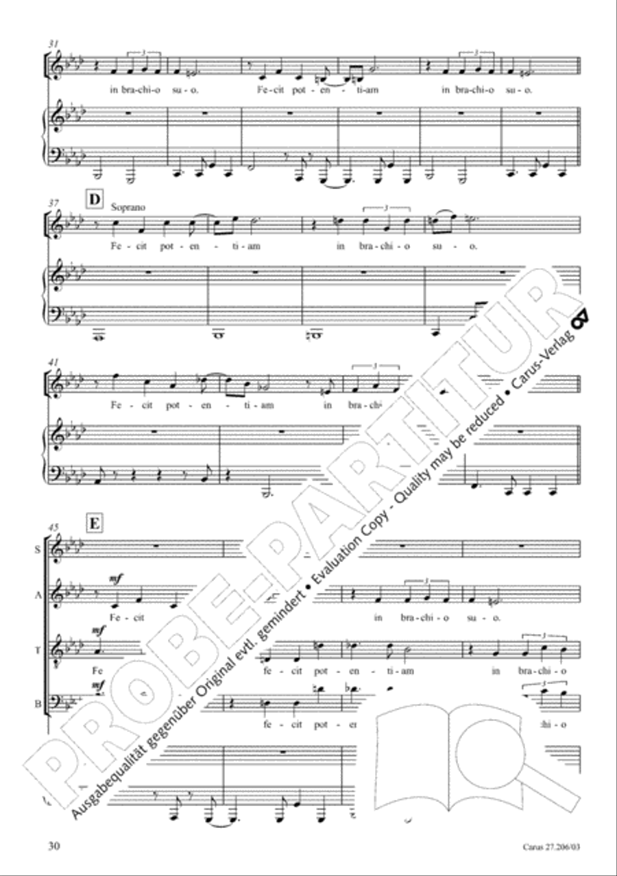 Magnificat Magnificat 4-Part scores gallery preview page 31