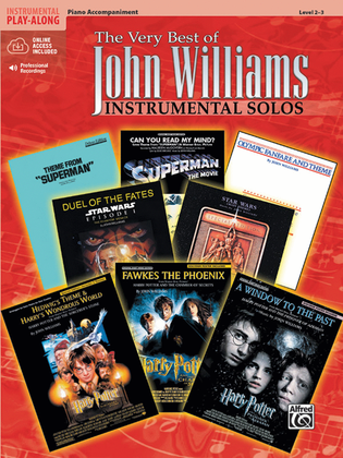 Book cover for The Very Best of John Williams - Piano Accompaniment (Book/CD)