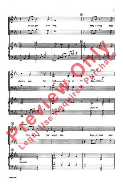 For We Wish You Music - SATB image number null
