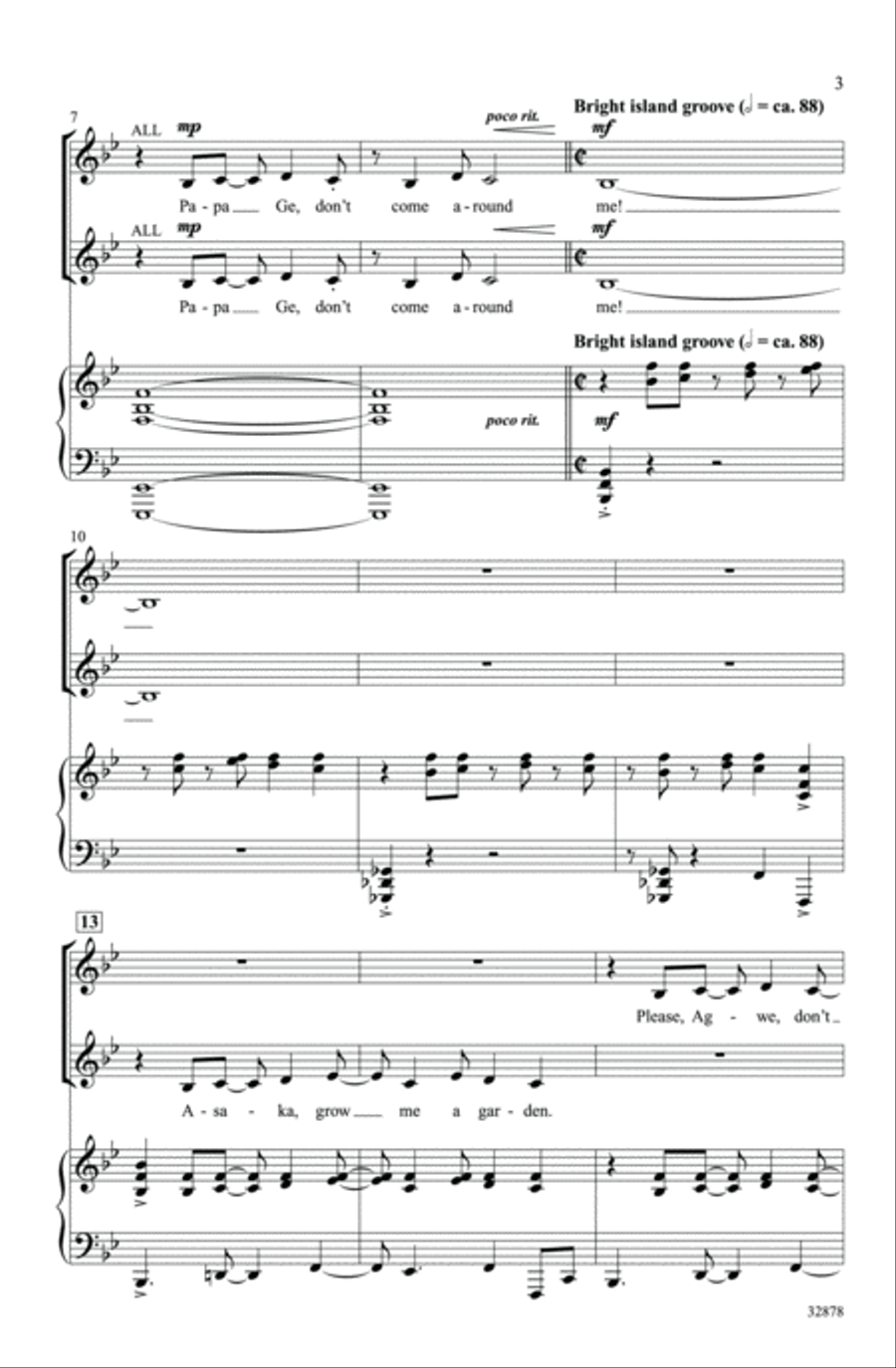 We Dance Choir scores gallery preview page 3