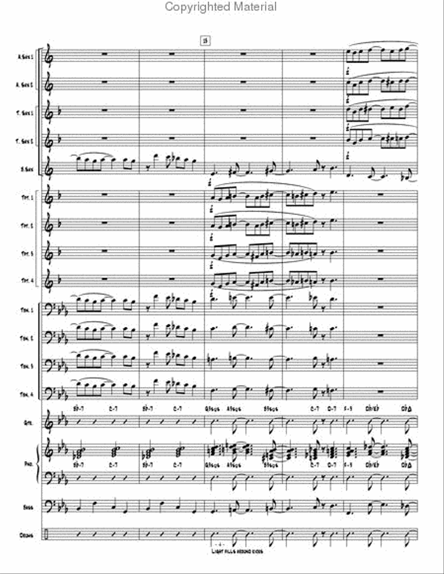 Dakashuffle Jazz Ensemble scores gallery preview page 5