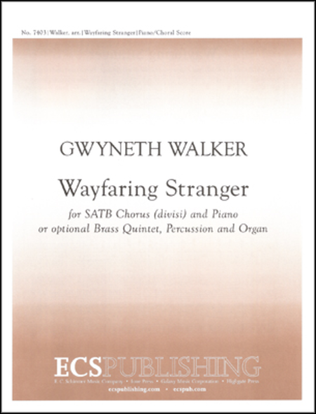 Wayfaring Stranger (Piano/choral score) image number null