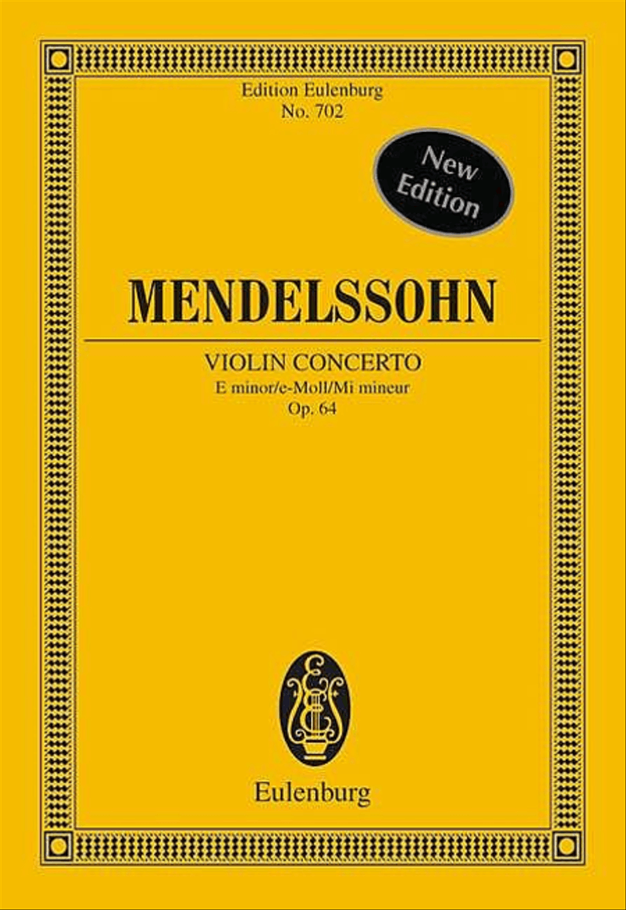 Violin Concerto, Op. 64 in E Minor Orchestra scores gallery preview page 1