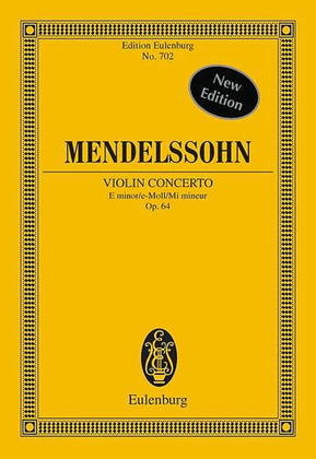 Book cover for Violin Concerto, Op. 64 in E Minor