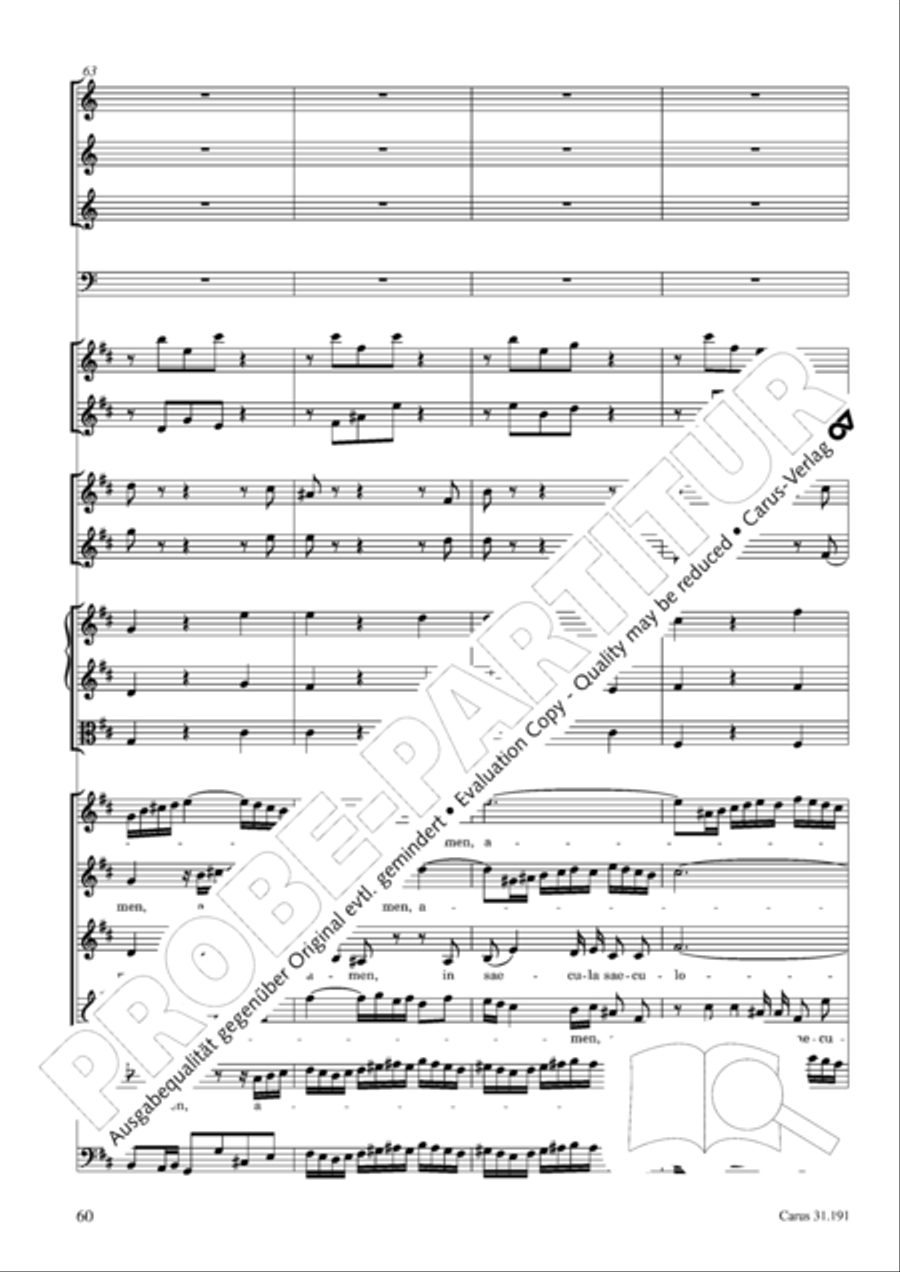 Gloria in excelsis Deo SSATB scores gallery preview page 60