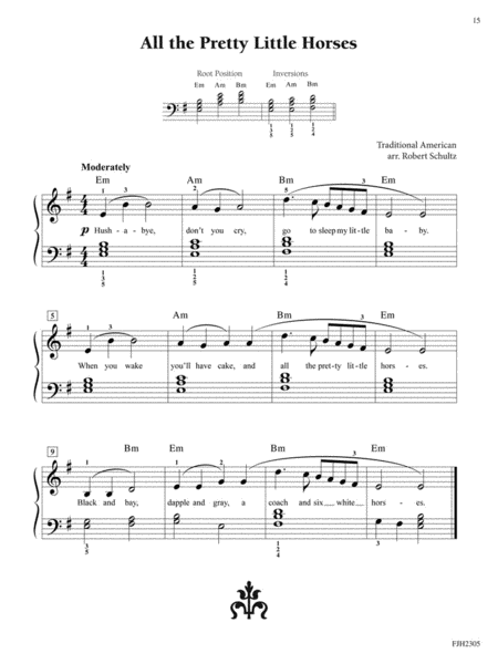 Playing the Piano with Three Chords -- Folk Songs