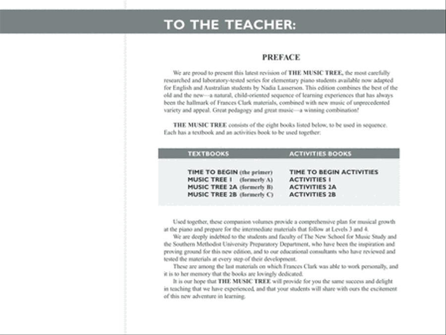 The Music Tree English Edition Activities Book Piano Method scores gallery preview page 2