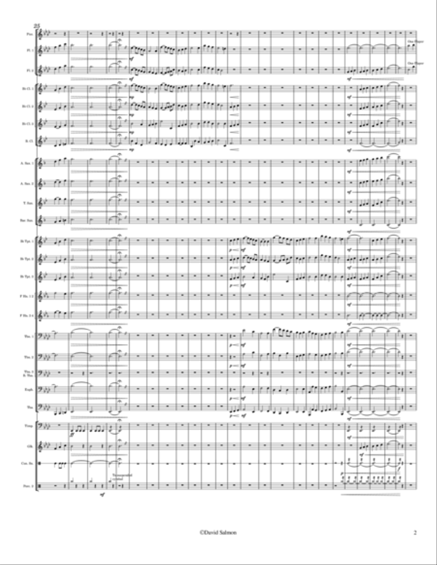 Royal Entrance Concert Band scores gallery preview page 2