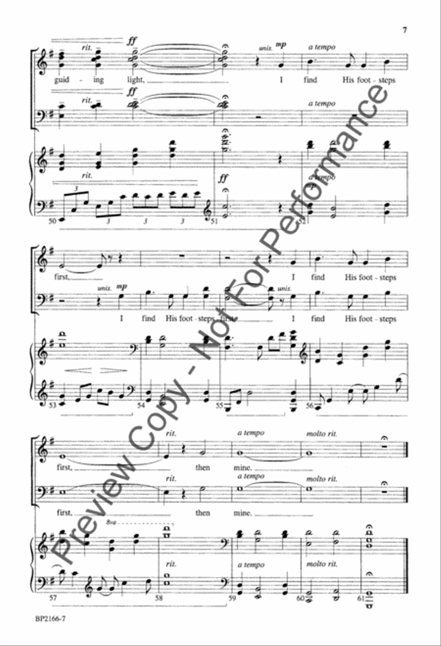 Footsteps Footsteps 4-Part scores gallery preview page 7