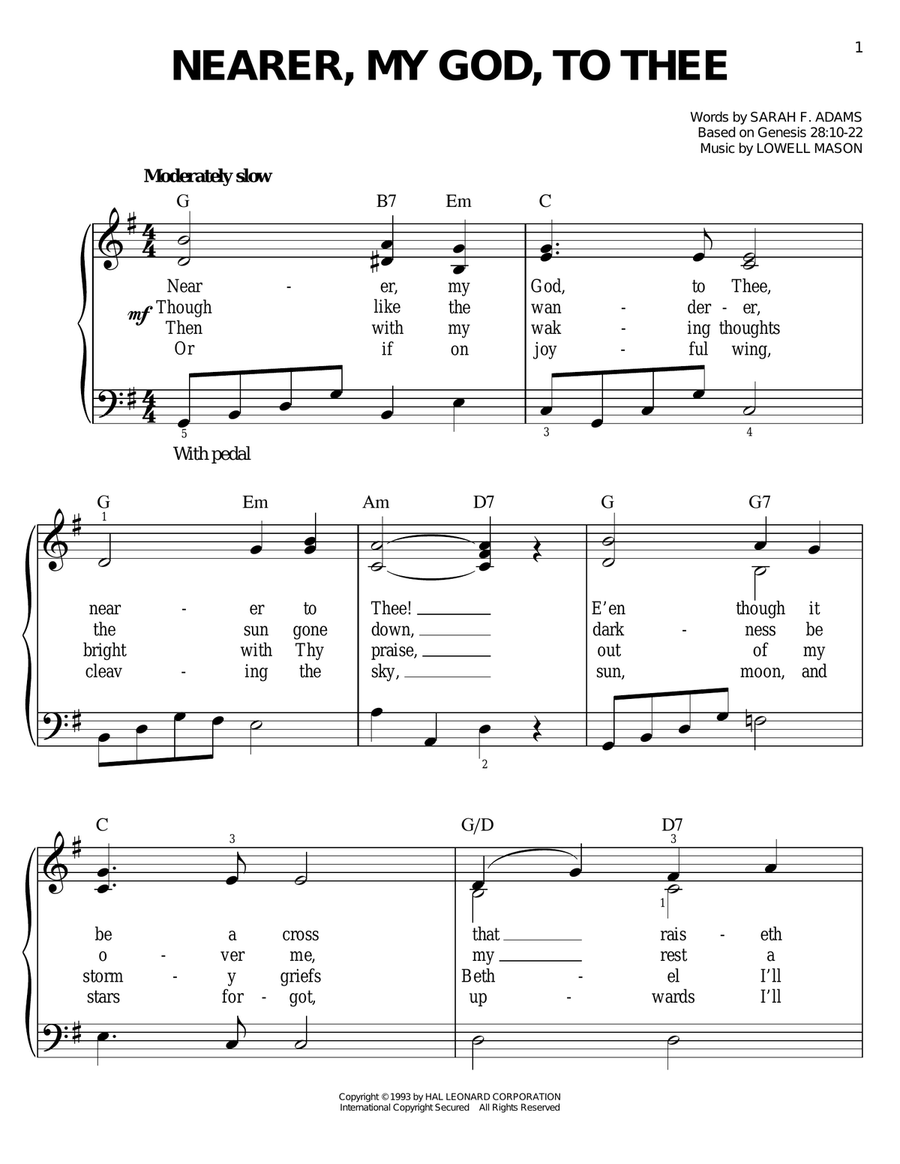 Nearer, My God, To Thee
