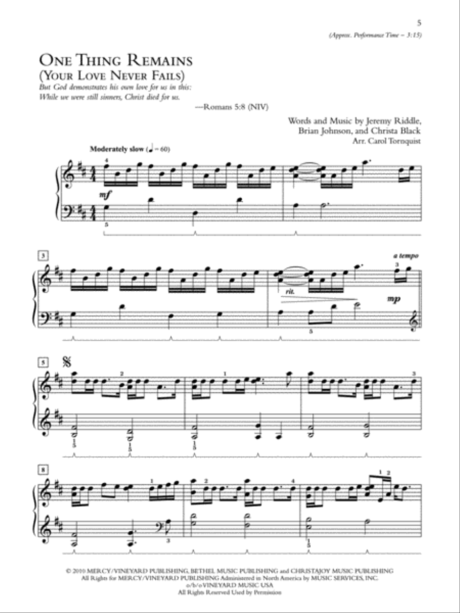 Praise Suite -- God's Love Piano Solo scores gallery preview page 3