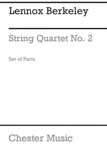 String Quartet No.2 Op.15