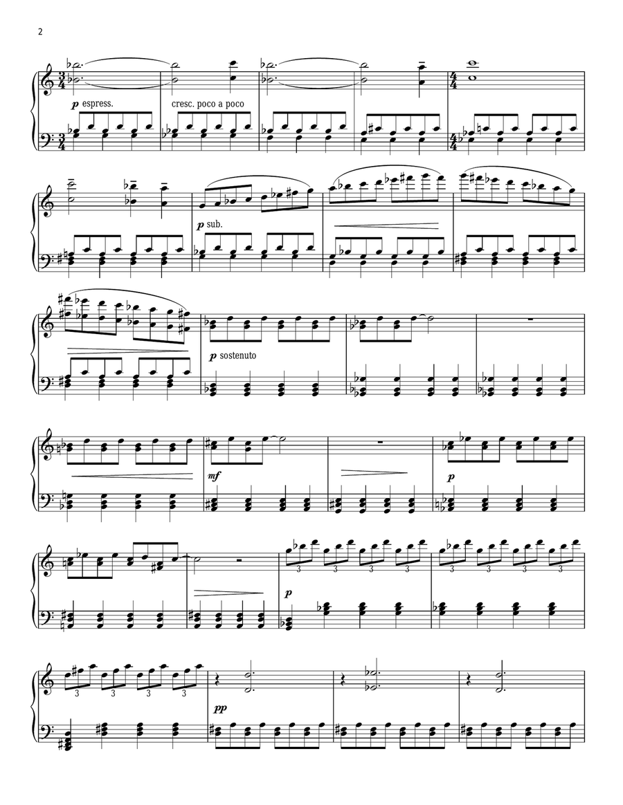 Morning Passages (from The Hours) Piano Solo scores gallery preview page 2