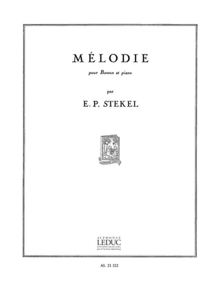 Book cover for Melodie (bassoon & Piano)