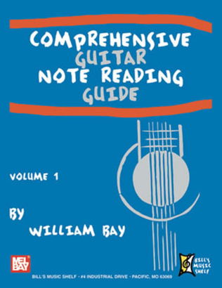 Book cover for Comprehensive Guitar Note Reading Guide, Volume 1
