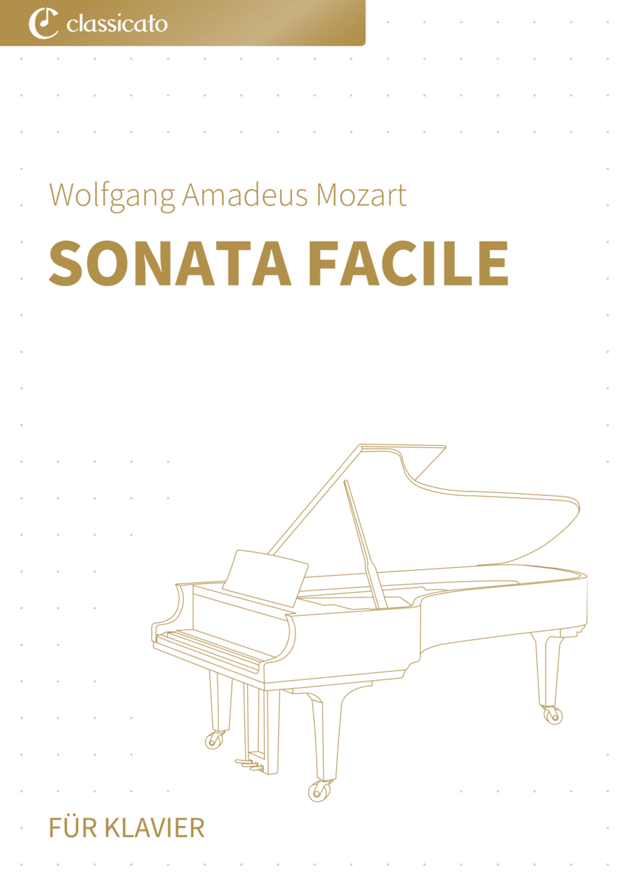 Sonata facile Piano scores gallery preview page 1