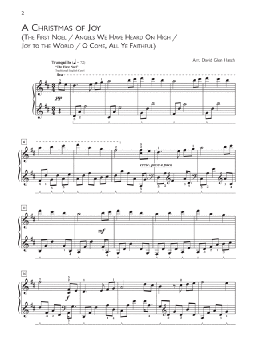 Popular Performer -- Christmas Carols Piano Solo scores gallery preview page 3