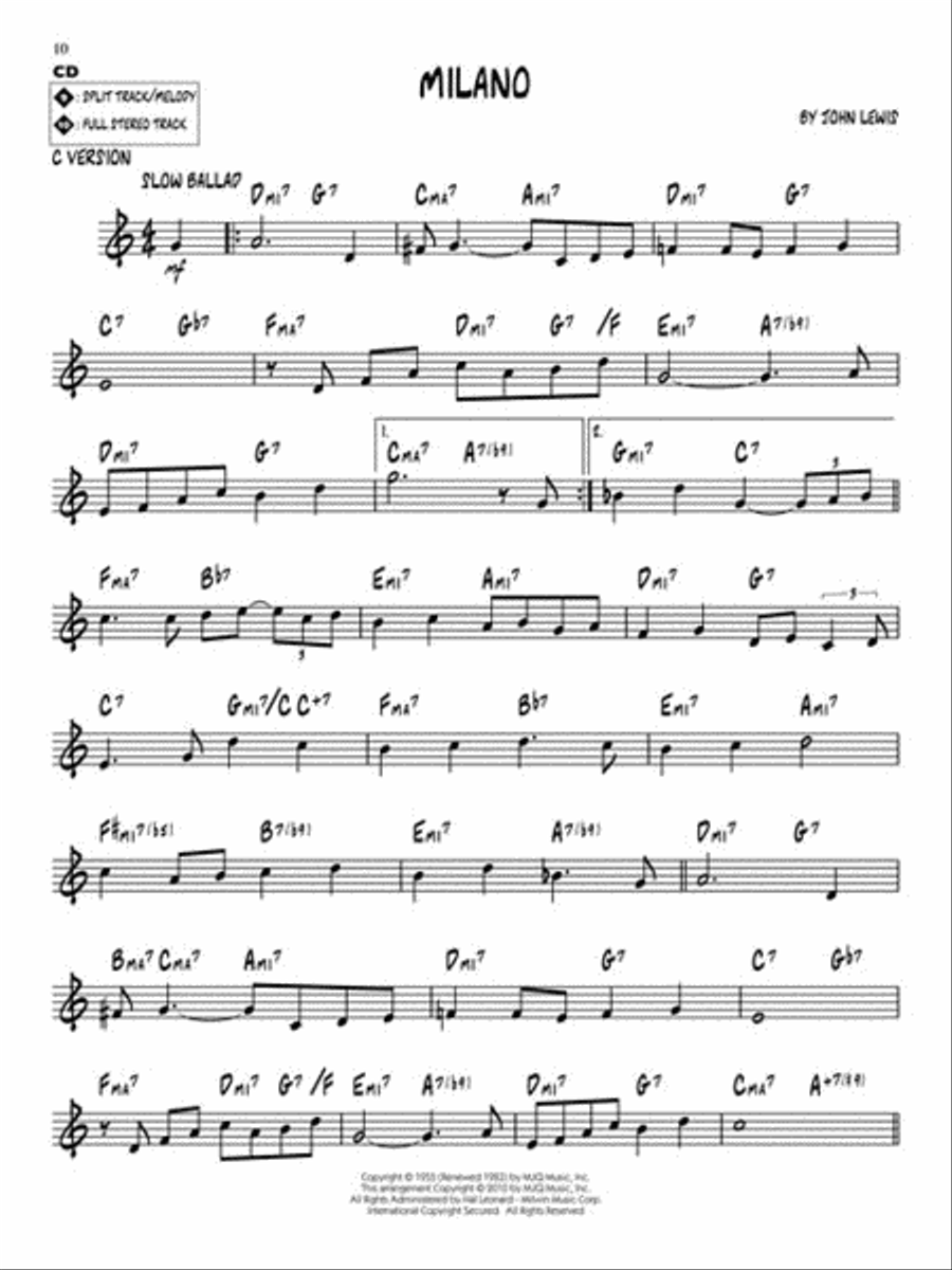 Modern Jazz Quartet Favorites Modern Jazz Quartet Favorites Jazz Ensemble scores gallery preview page 6