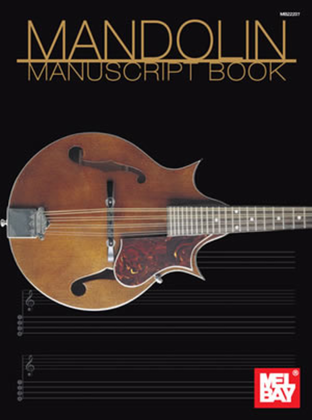 Book cover for Mandolin Manuscript Book