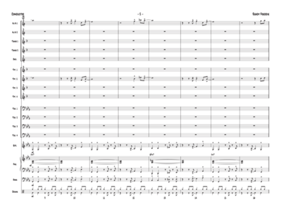 Ready Freddie Ready Freddie Jazz Ensemble scores gallery preview page 20