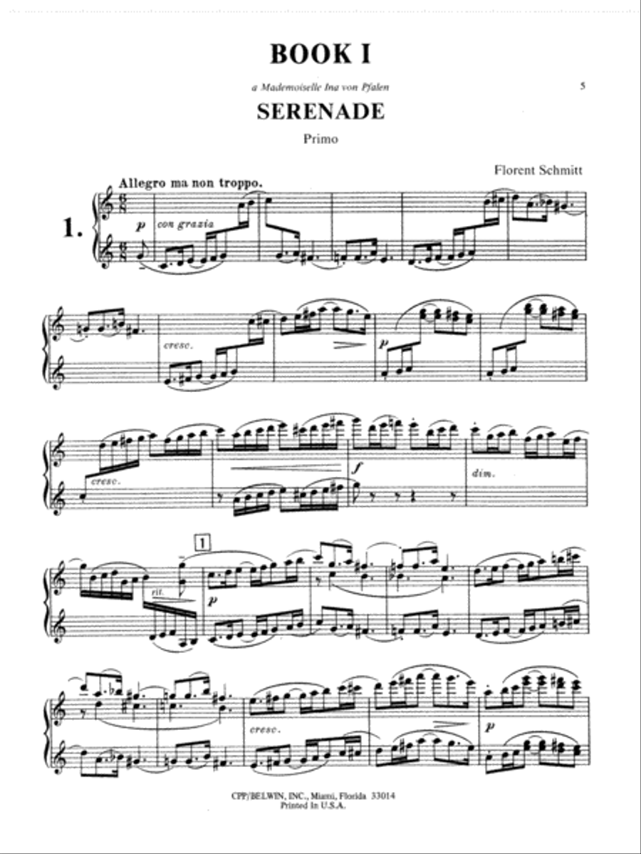 Schmitt: Album of Piano Duets, Volume I Piano Duet scores gallery preview page 2