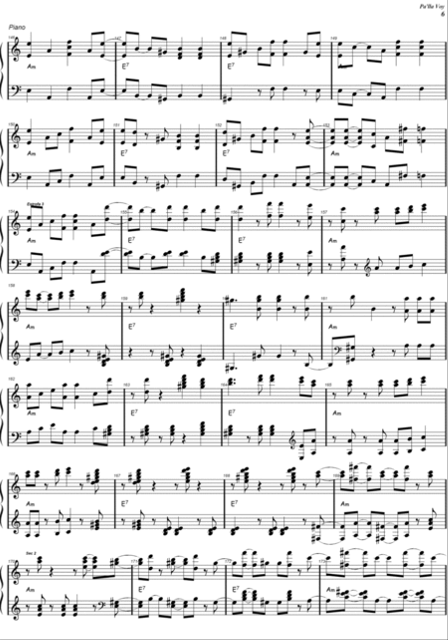 Pa'lla Voy Trombone scores gallery preview page 6