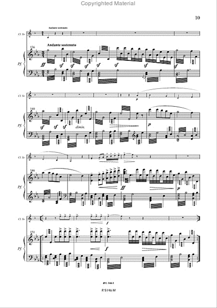 Cavalleria rusticana Cavalleria rusticana Clarinet Solo scores gallery preview page 10
