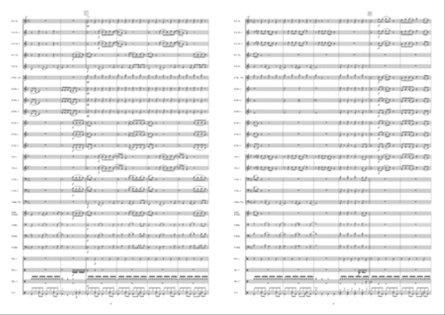 Come On Over Baby (All Want Is You) Fanfare Band scores gallery preview page 5