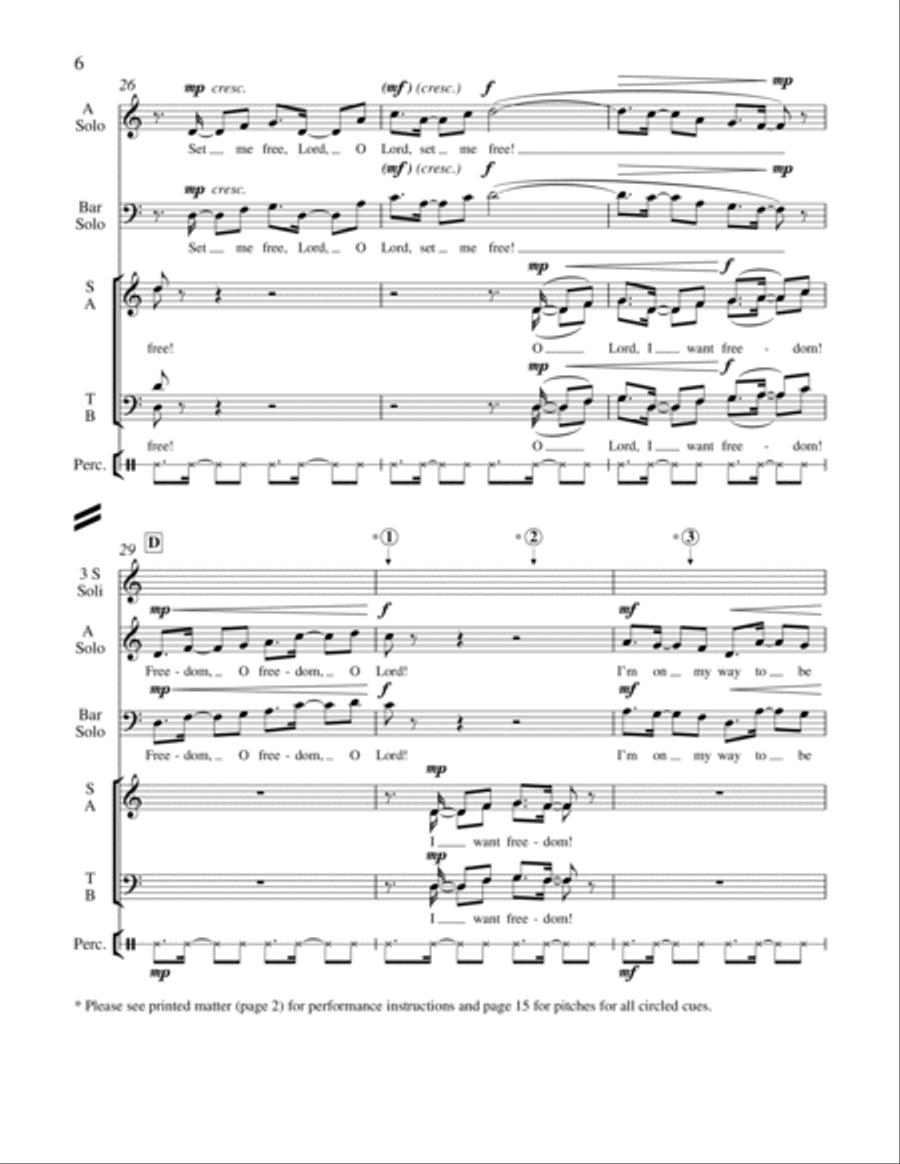Freedom Song Freedom Song 4-Part scores gallery preview page 15