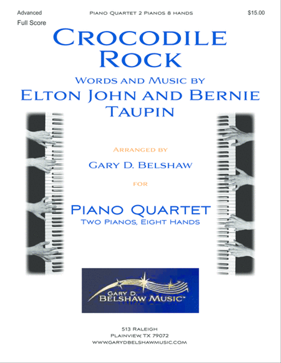 Crocodile Rock 2 Pianos, 4-Hands scores gallery preview page 5