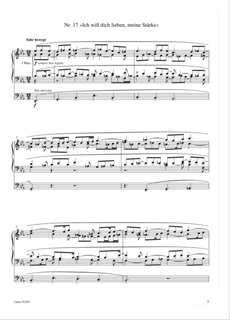 Reger: 52 easy preludes for the most common Lutheran chorales op. 67, Volume 2 Organ Solo scores gallery preview page 4