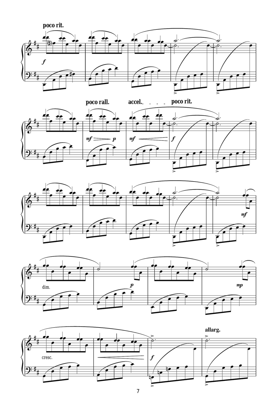 Le Onde Piano Solo scores gallery preview page 7