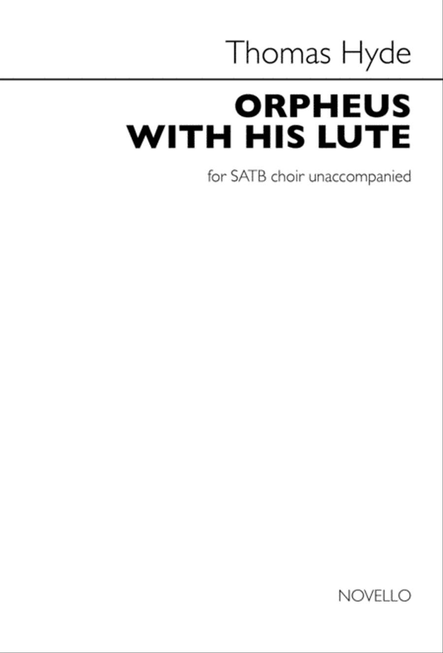 Orpheus with His Lute